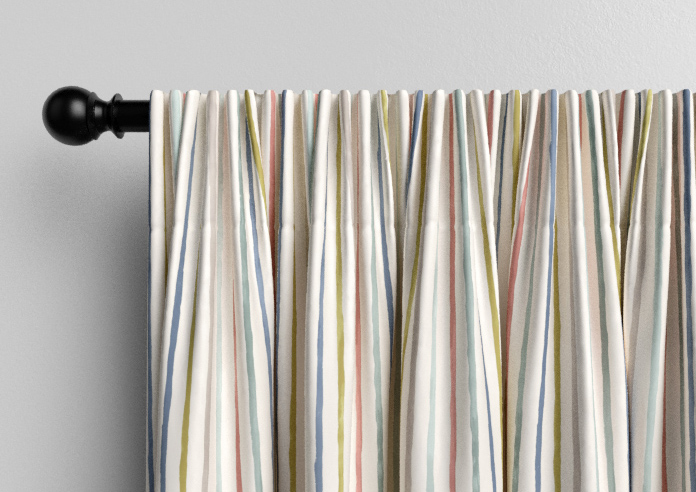 Vintage Stripe, Promenade - Made to Measure Curtains - Image 9